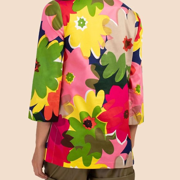 (NWT) Trina Turk "Florida Top" Cotton Floral Tunic XXL (x2Host Pick!) - Picture 9 of 13
